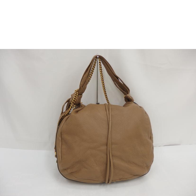 GUCCI グッチ/バンブーチェーンレザーショルダー/232940//214397/ABランク/82