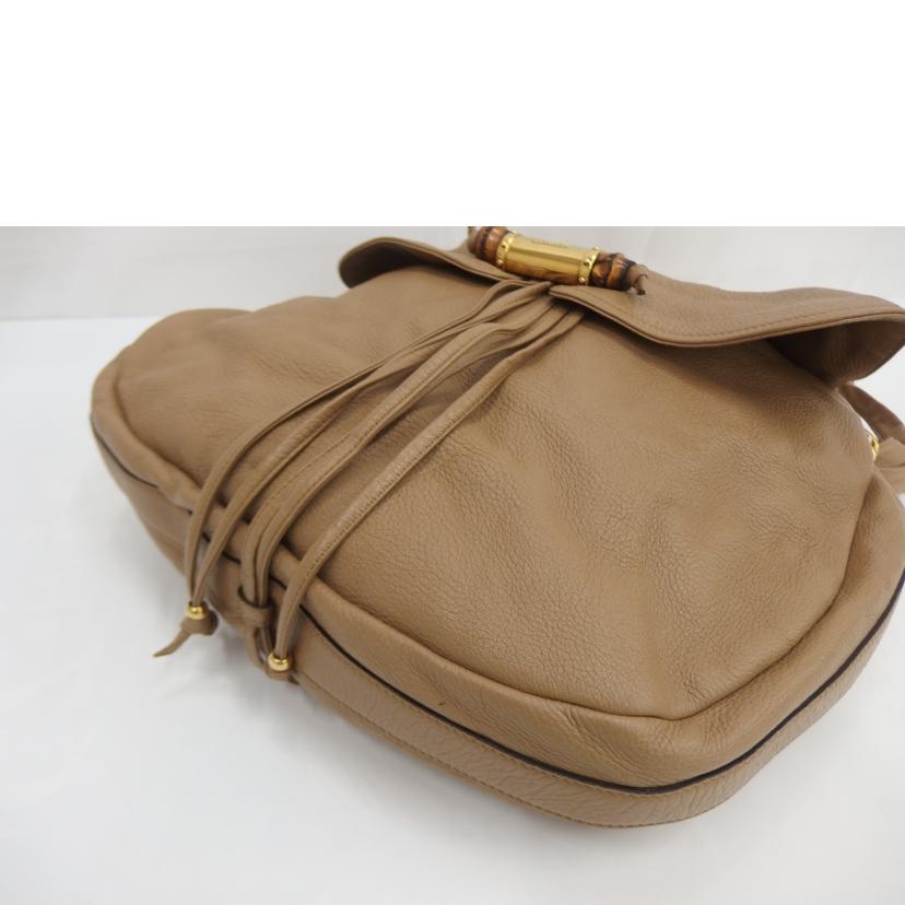 GUCCI グッチ/バンブーチェーンレザーショルダー/232940//214397/ABランク/82