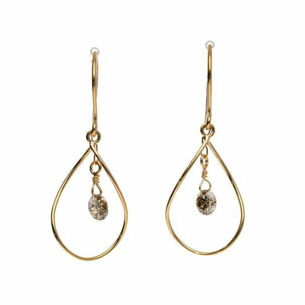 K18/K18ダイヤピアス0.10/0.10/0.5//Aランク/75