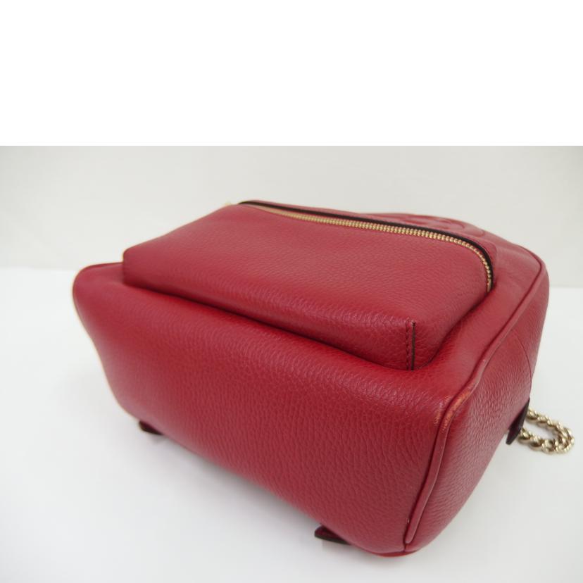 GUCCI グッチ/ソーホーレザーリュック/赤/536192//498879/Bランク/82
