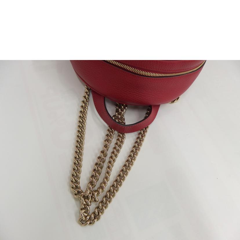 GUCCI グッチ/ソーホーレザーリュック/赤/536192//498879/Bランク/82