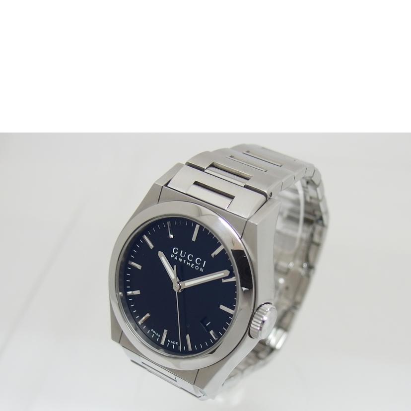 GUCCI グッチ/パンテオン/ブラック文字盤/ボーイズ/クォーツ/YA115423(115.4)//13428115/ABランク/04