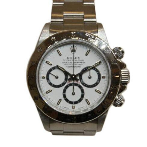 ROLEX ロレックス/コスモグラフデイトナ白文字盤SS/逆6/N番/エルプリメロ搭載/シングルバックル/16520//N47****/Aランク/92