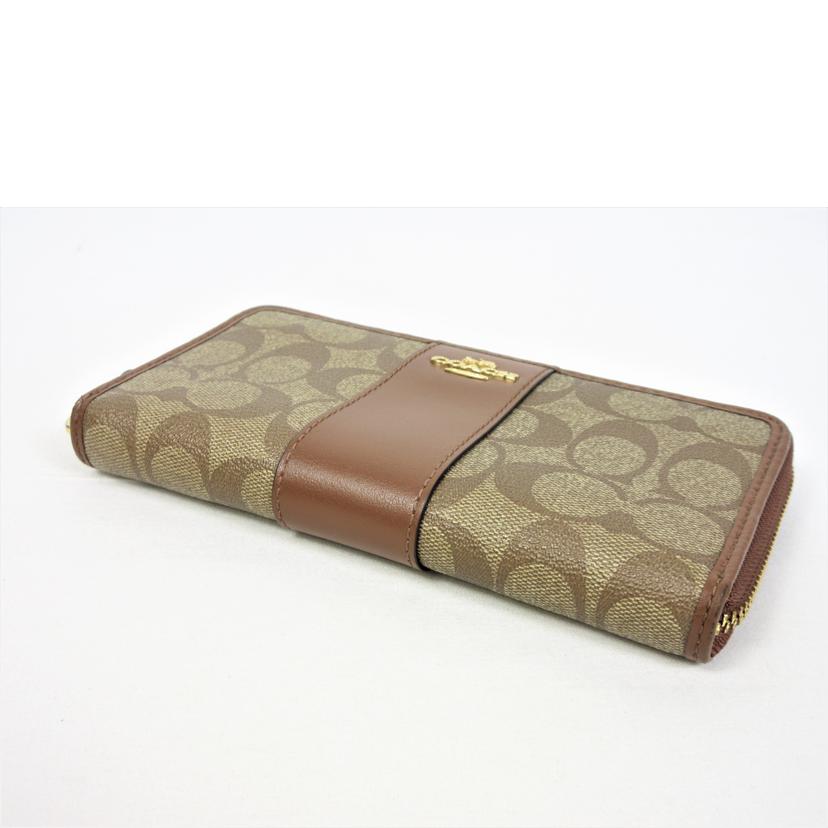 COACH コーチ/シグネチャーストライプ アコディオンジップ/F54630//G1880/Bランク/70