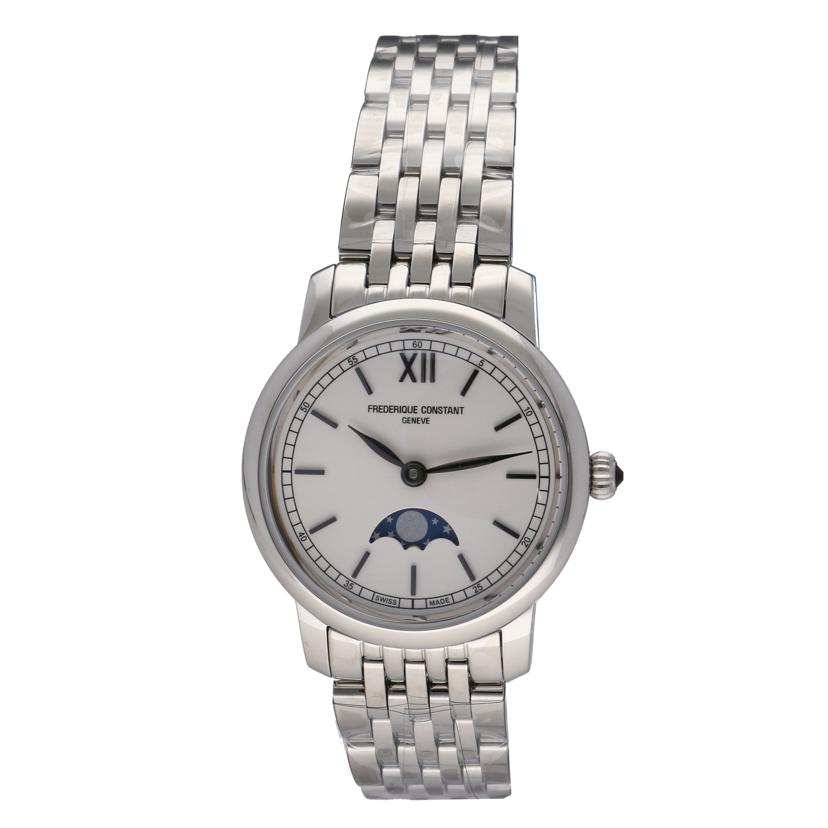 F.CONSTANT フレデリック・コンスタント FREDERIQUE CONSTANT/スリムライン・ムーンフェイズ/レディース/クオーツ/FC-206SW1S6B//383****/SAランク/77