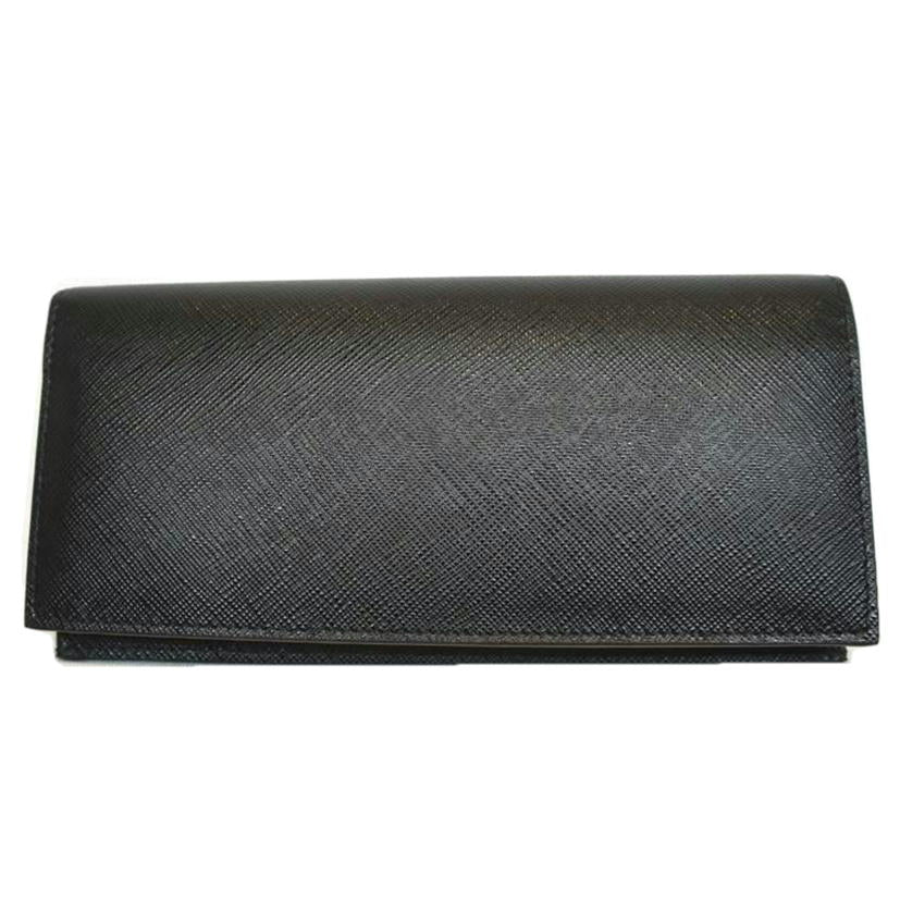 PRADA プラダ/サフィアーノレザーロングウォレットブラック/2MV836//62B/SAランク/92