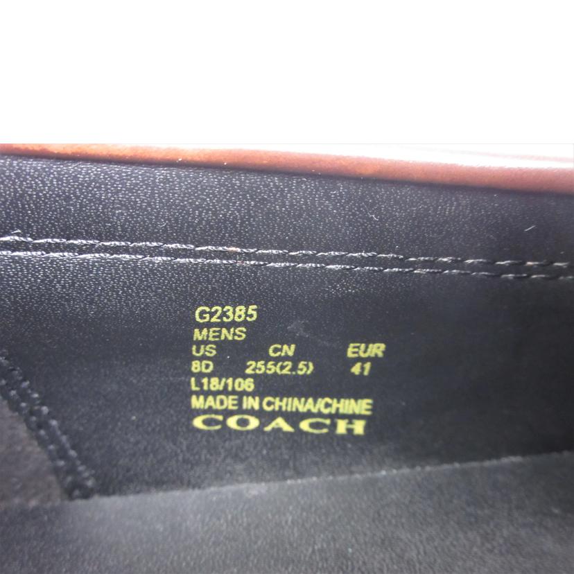 COACH コーチ/COACH レザーローファー 25.5cm/G2385//ABランク/70