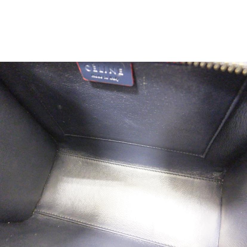 CELINE セリーヌ/ラゲージナノショッパー/ネイビー×レッド/168243//S-G******/Aランク/88