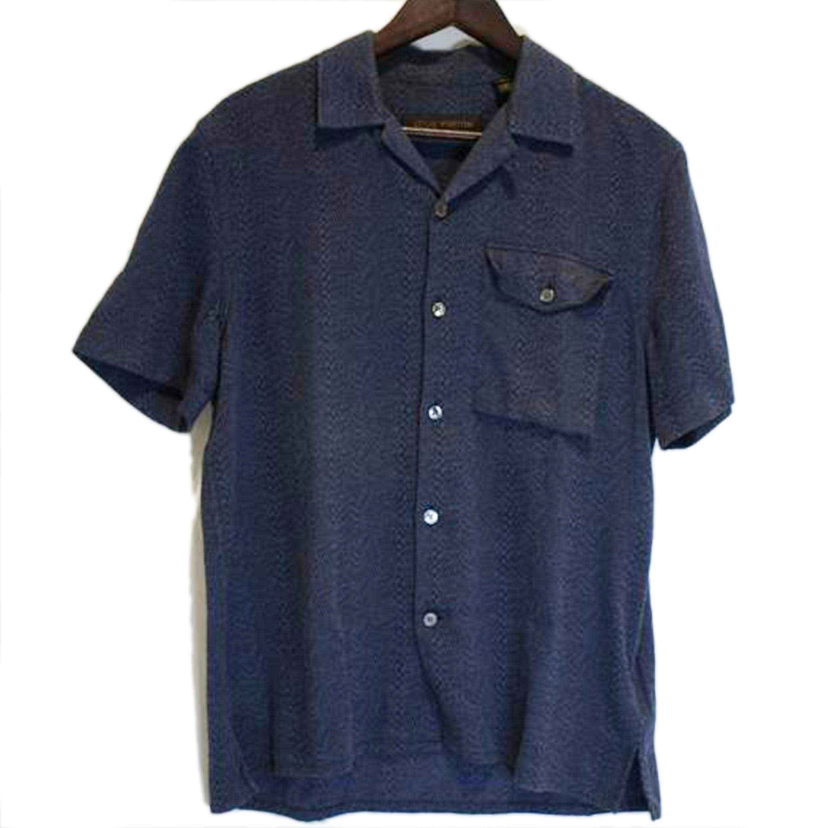 LV ルイヴィトン/オープンカラーコットン総柄シャツ//ABランク/92