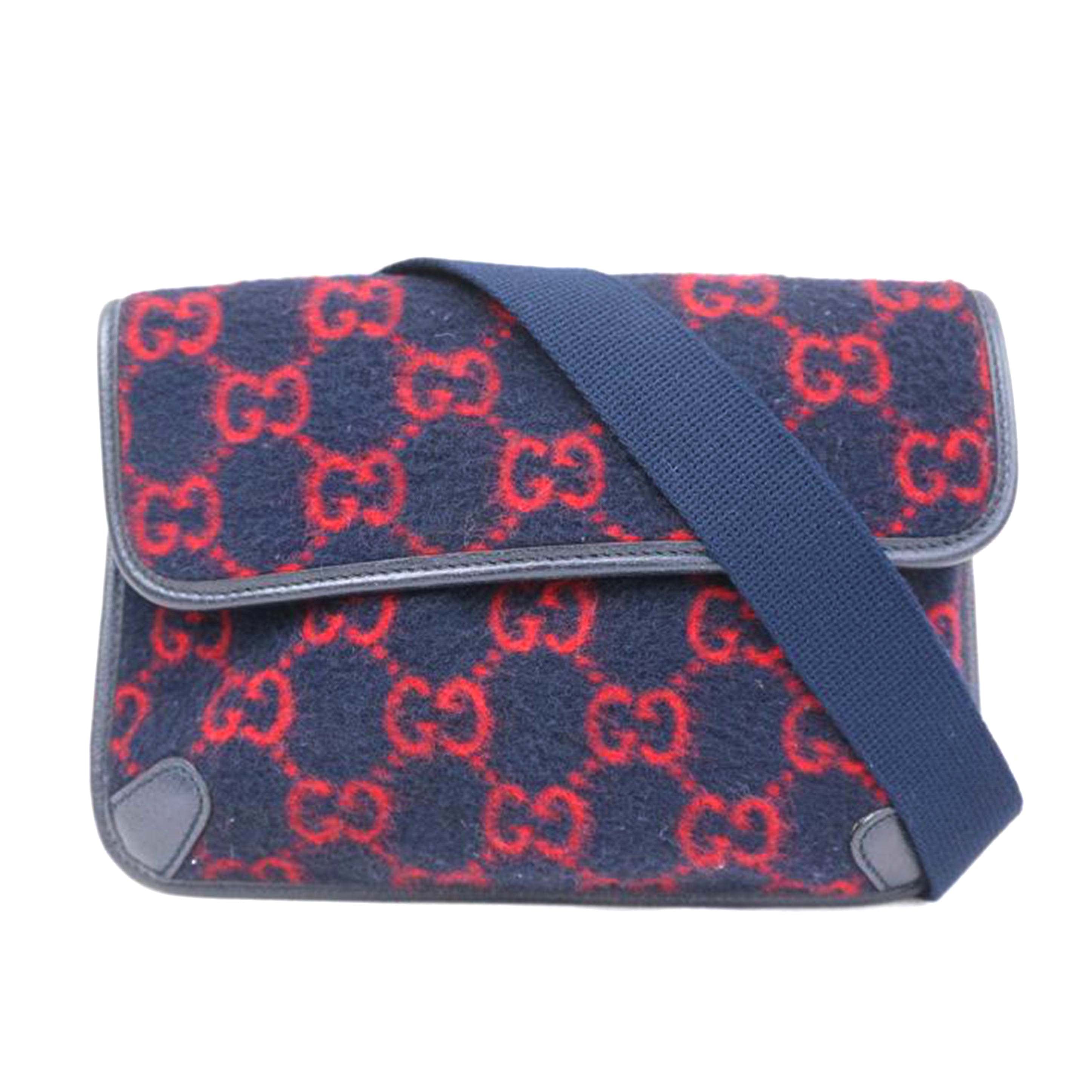 GUCCI グッチ/GGウール ウエストバック/598181//525040/Aランク/67