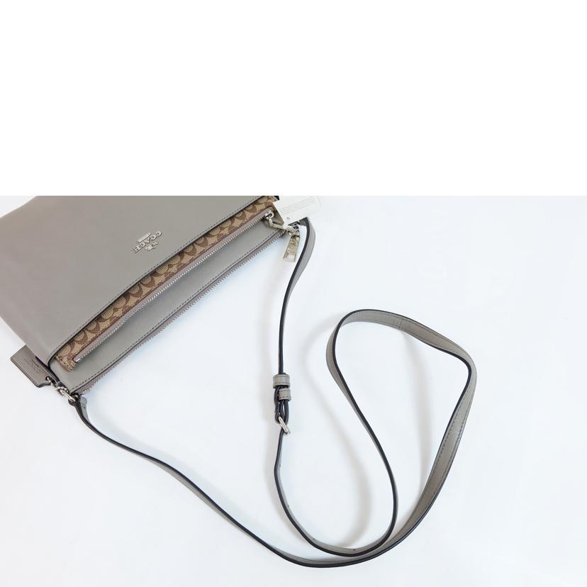 COACH コーチ/スムースレザーEWクロスボディウィズシグネチャー/F56517//F1692/SAランク/71