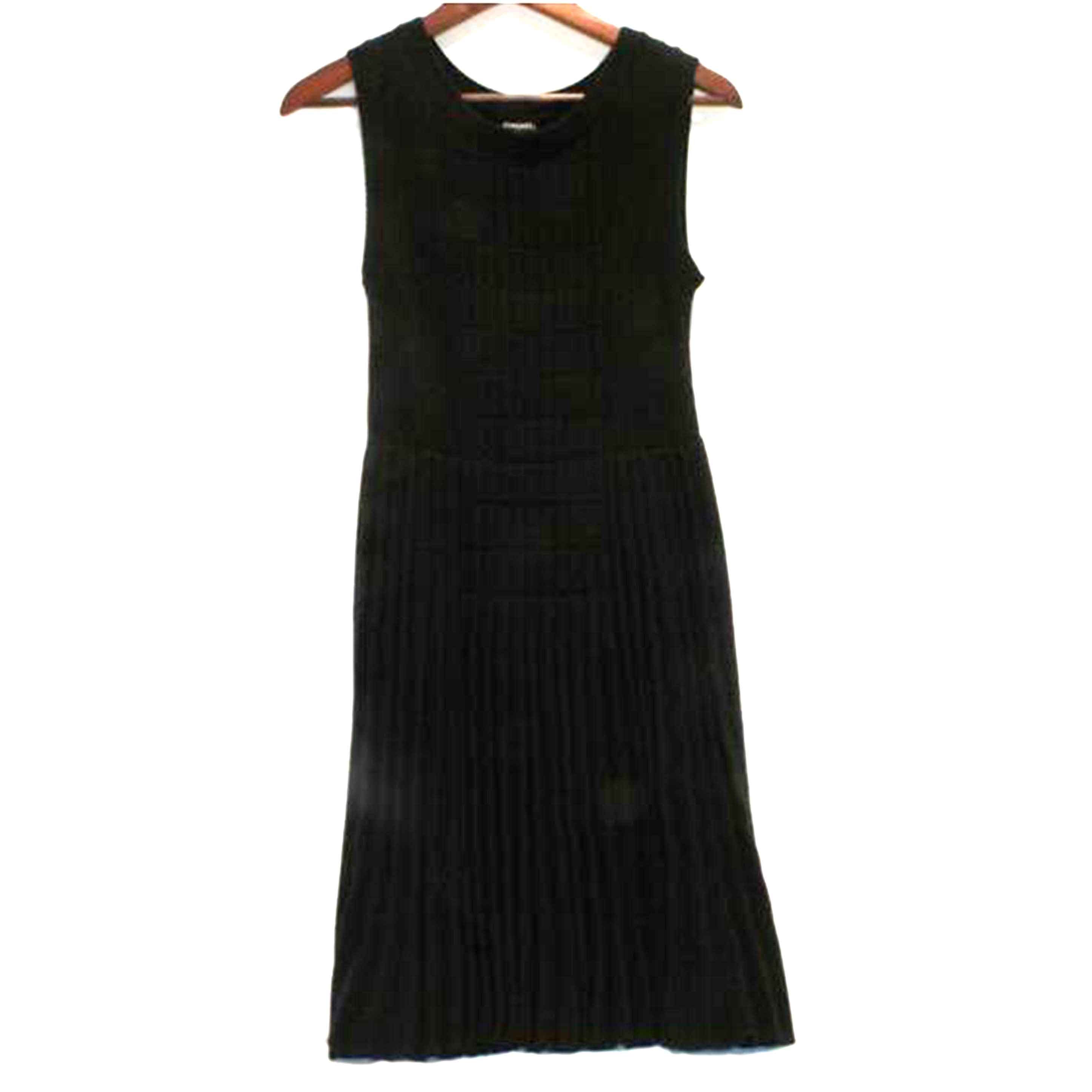 CHANEL シャネル/ウールニットワンピースブラックNS/P31446K00493//ABランク/92