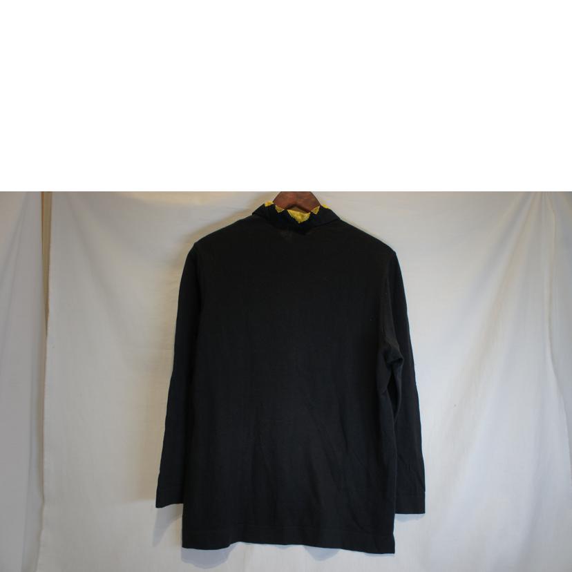 HERMES エルメス/シルクコットンスカーフポロシャツ"PARURES DES SABLES"//ABランク/92