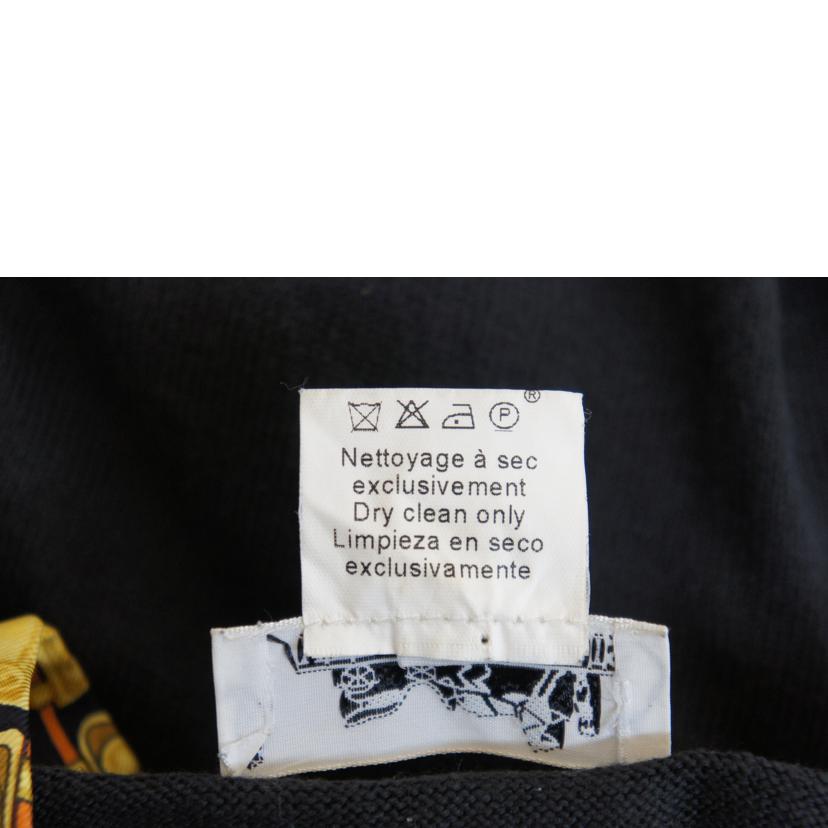 HERMES エルメス/シルクコットンスカーフポロシャツ"PARURES DES SABLES"//ABランク/92