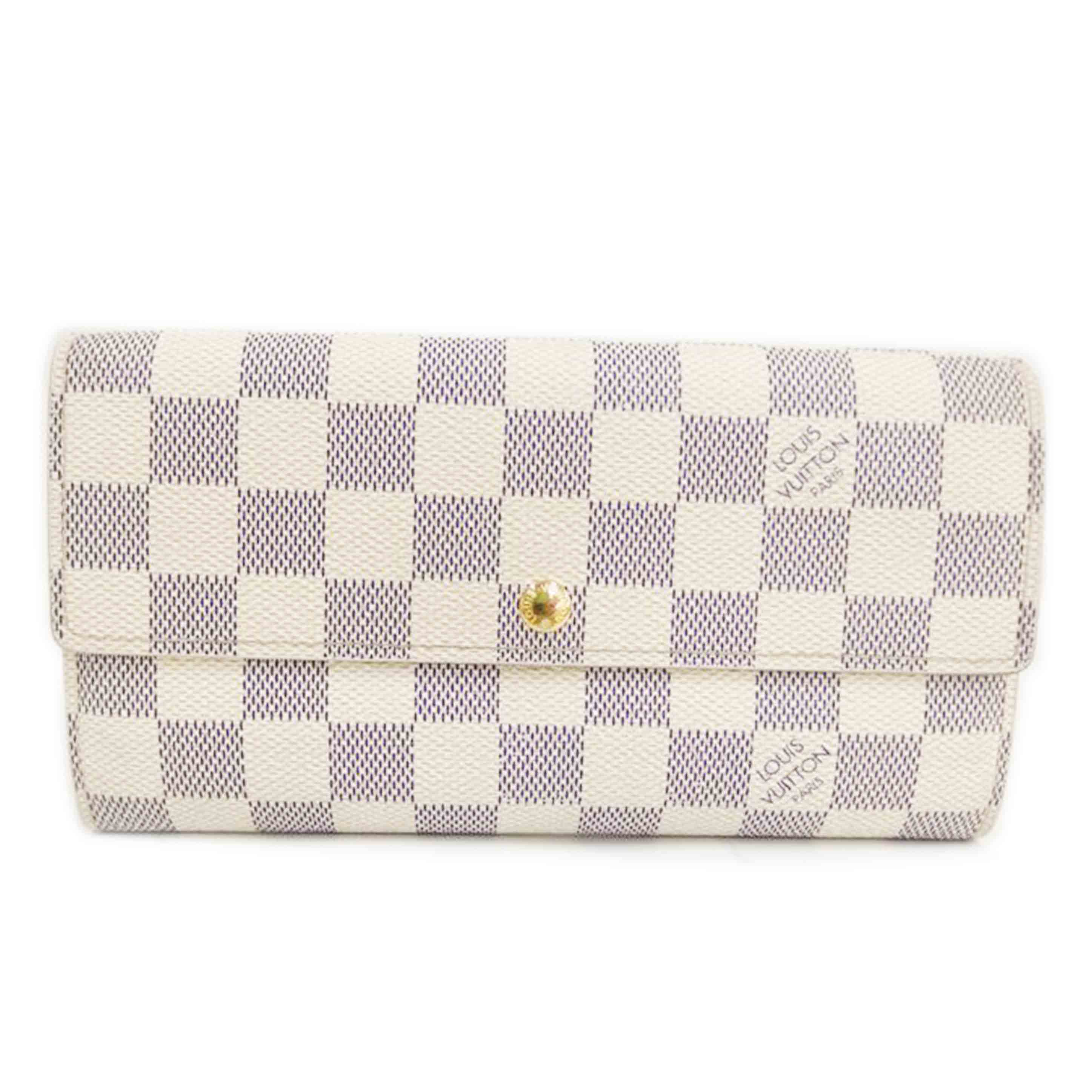 LV ルイ・ヴィトン/ポルトフォイユサラ・ダミエ/アズール/N61735//MB3***/Bランク/82