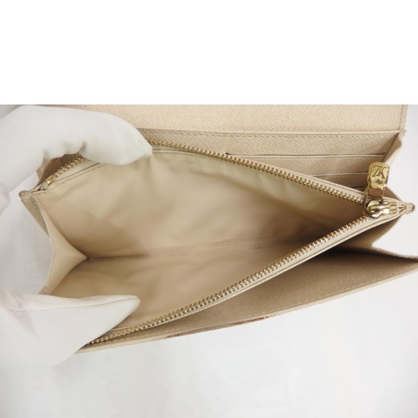 LV ルイ・ヴィトン/ポルトフォイユサラ・ダミエ/アズール/N61735//MB3***/Bランク/82