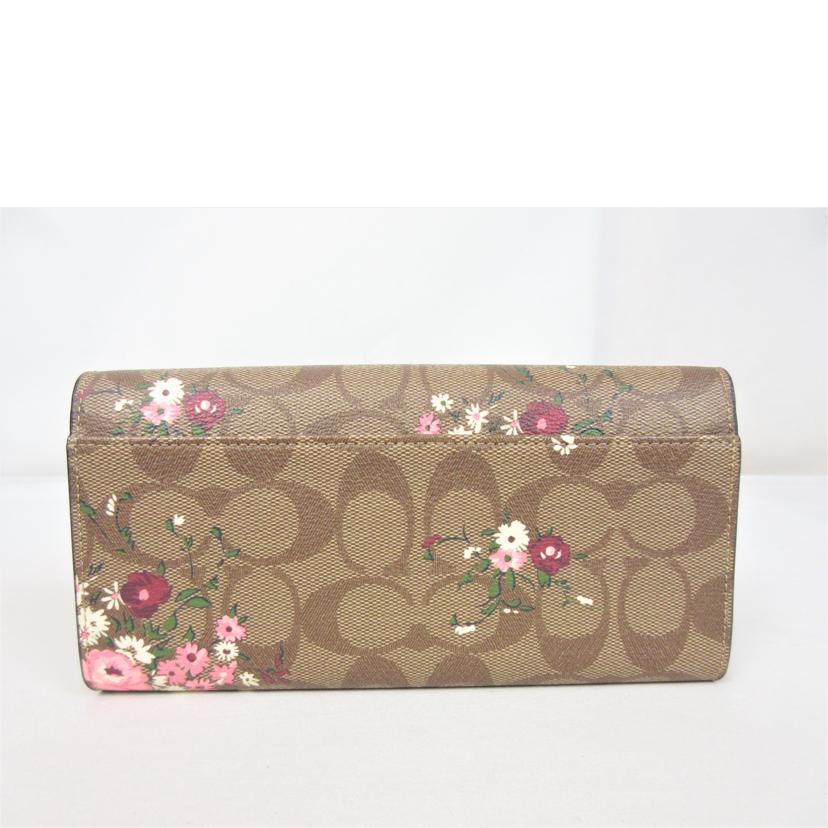 COACH コーチ/フローラルプリント フラップ長財布/F29395//C1644/ABランク/70