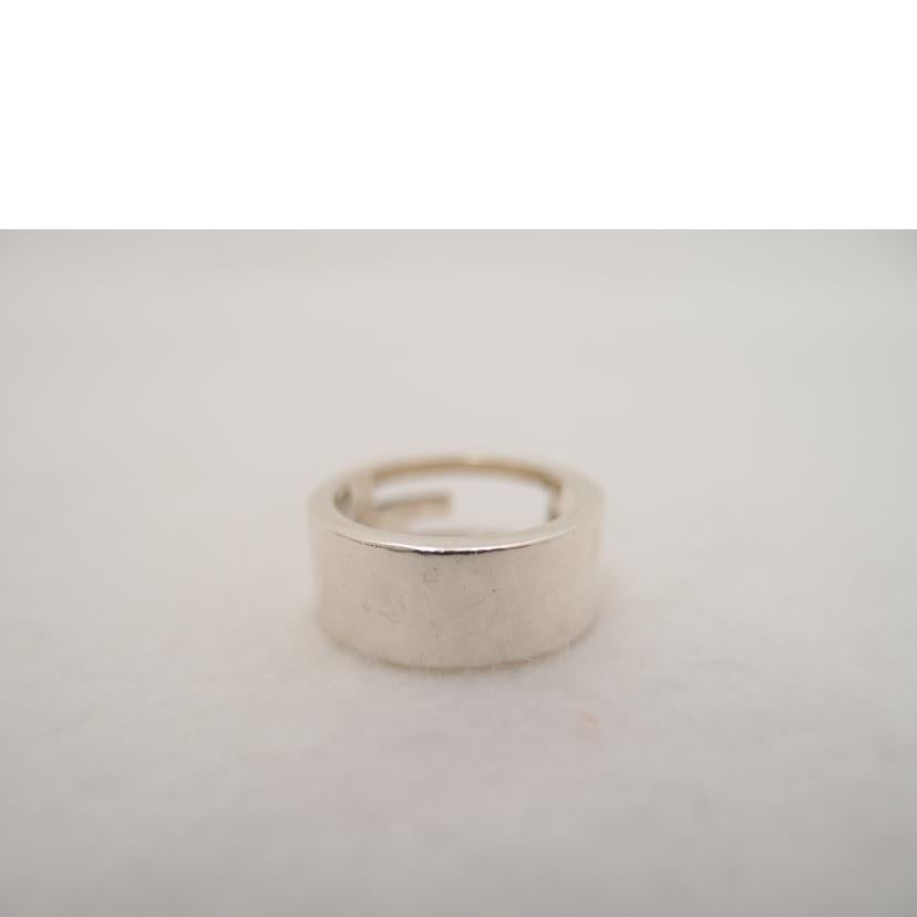 GUCCI グッチ シルバーリング AG925 8号(刻印9) レディース/ブランデッドレギュラーGシルバーリング #8//Aランク/69