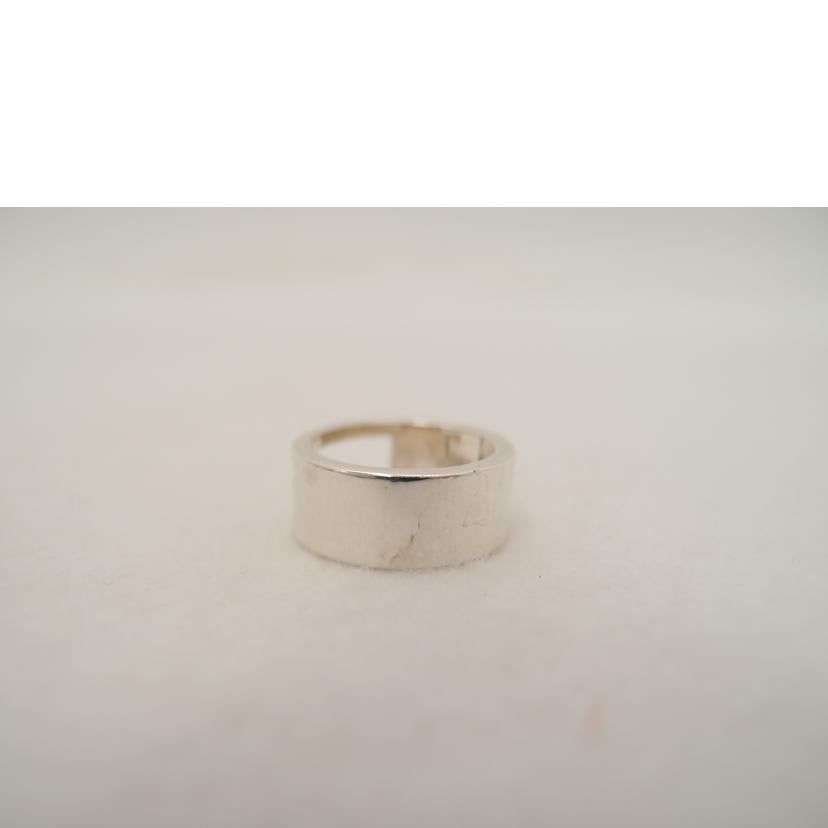 GUCCI グッチ シルバーリング AG925 8号(刻印9) レディース/ブランデッドレギュラーGシルバーリング #8//Aランク/69