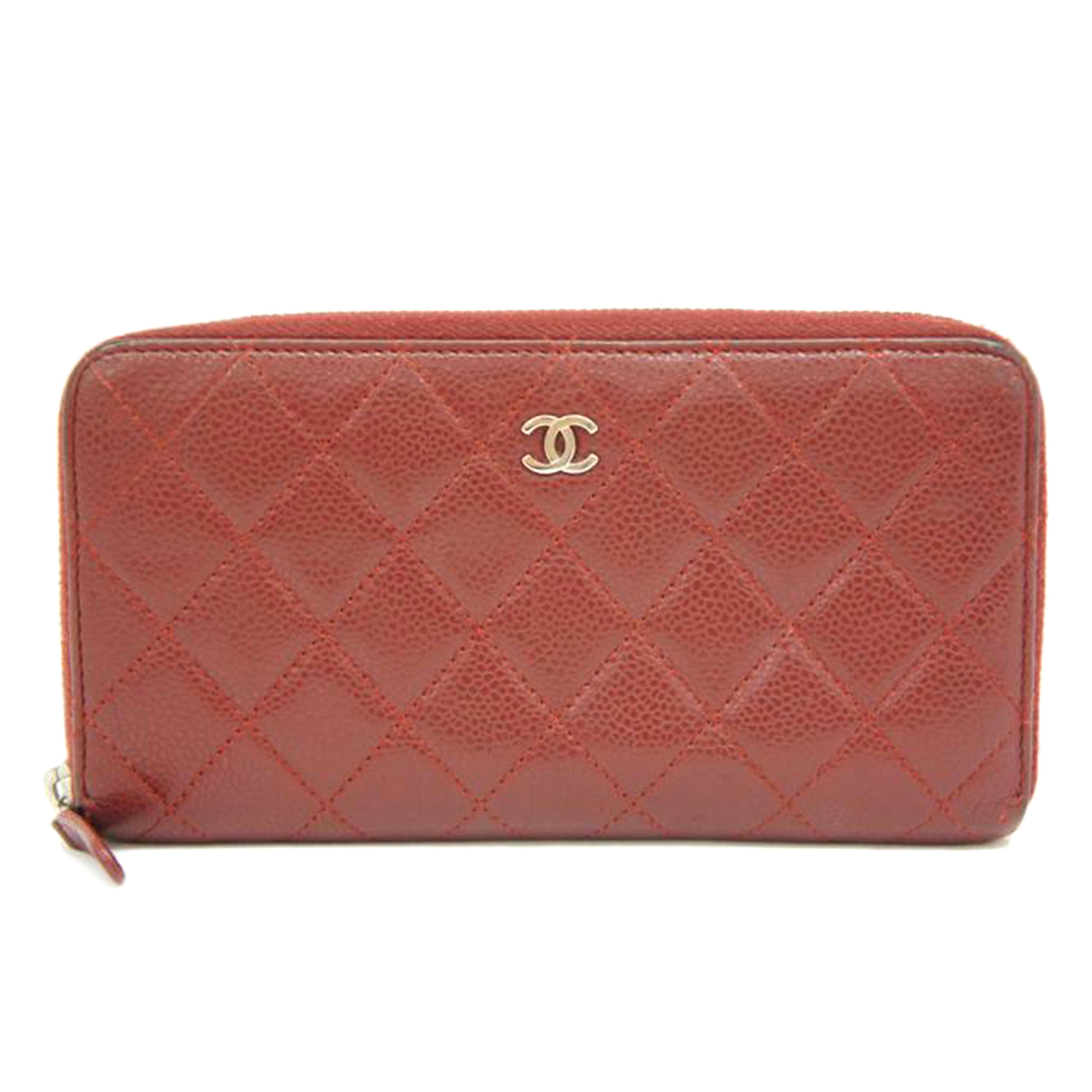 CHANEL シャネル/キャビアスキンラウンドファスナー長財布/A50097//15127369/BCランク/05