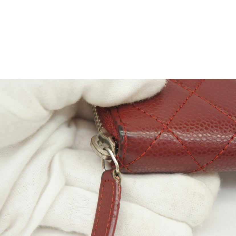 CHANEL シャネル/キャビアスキンラウンドファスナー長財布/A50097//15127369/BCランク/05
