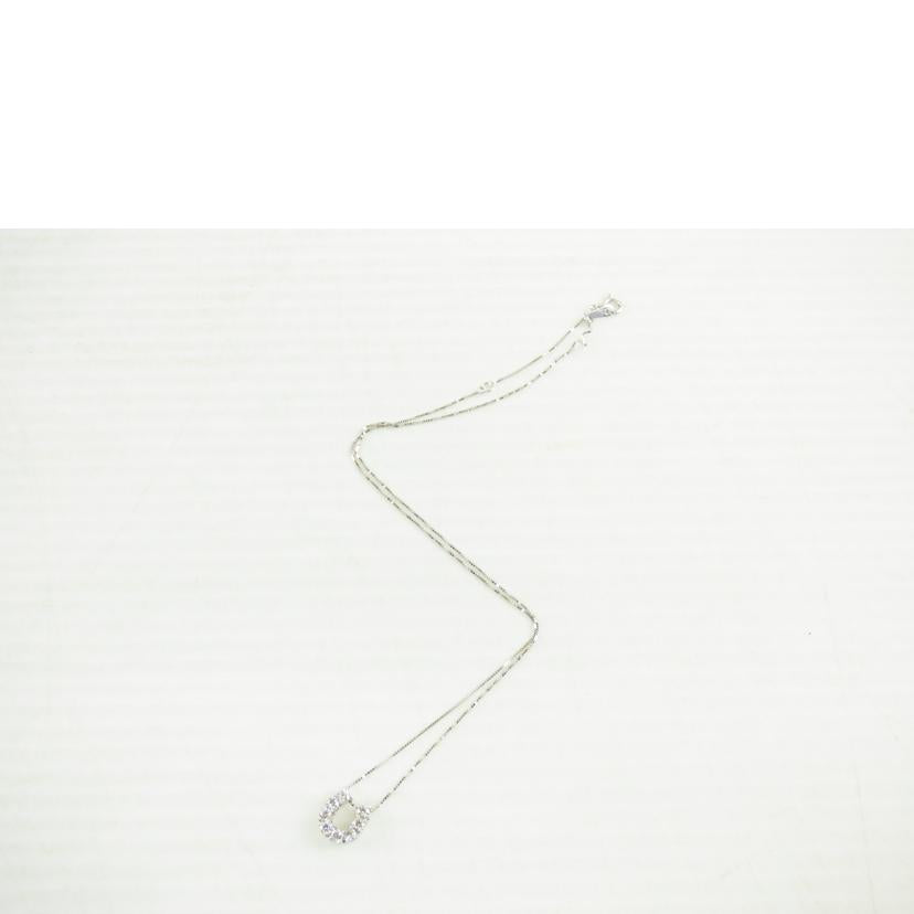 /K18WGダイヤネックレス0.50//ABランク/64