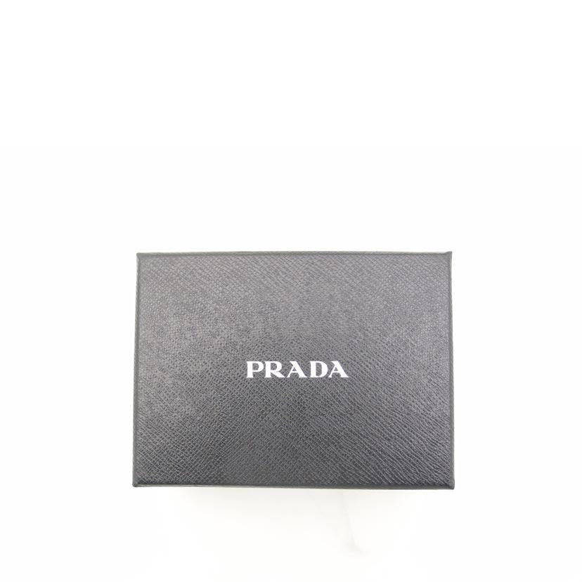 PRADA プラダ 小銭入れ 小物入れ 青 メンズ レディース/サフィアーノ キーリング付コインケース/ブルー//42/SAランク/69