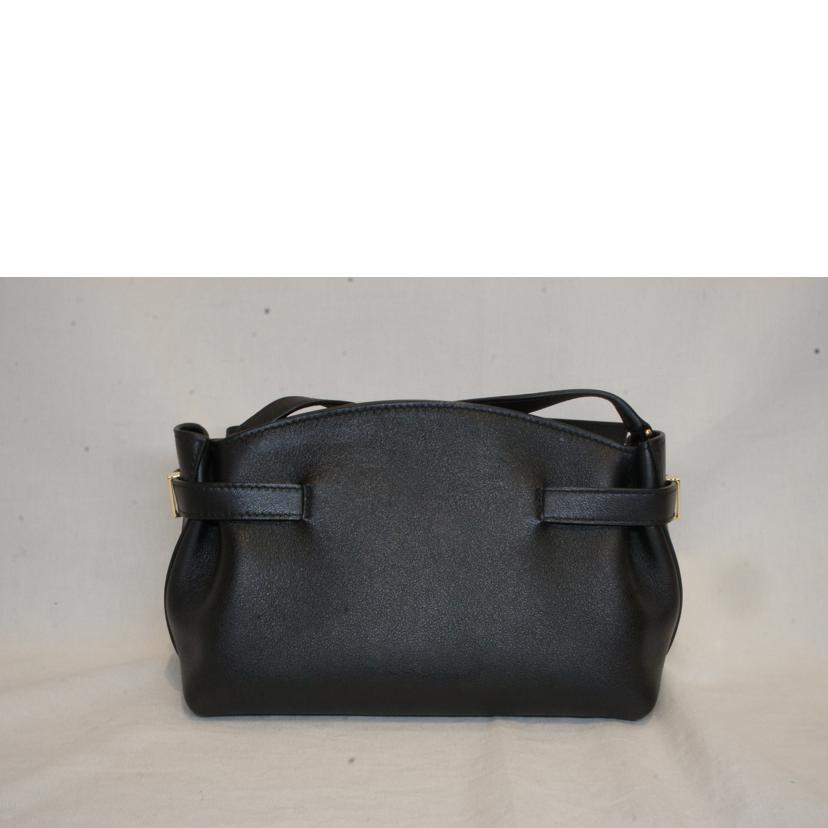 Ferragamo フェラガモ/HUG POUCH クラッチショルダーブラック//ABランク/92