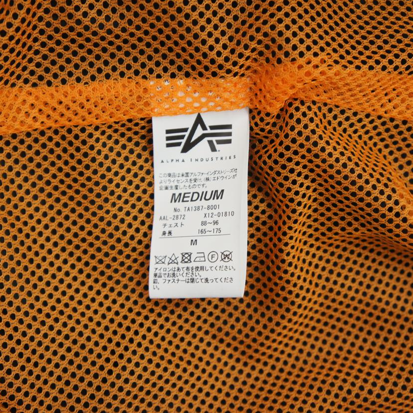 ALPHA アルファ/ALPHA フライトジャケット 黒//ABランク/75
