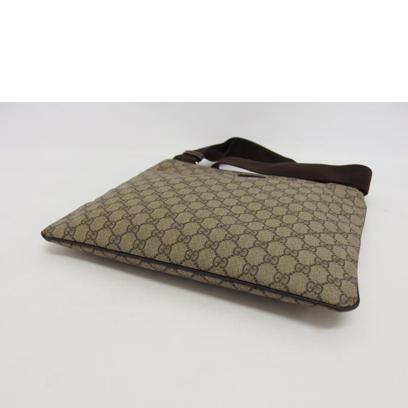 GUCCI グッチ PVC/GGスプリームショルダーバッグ/ブラウン/201446//002***/Aランク/04