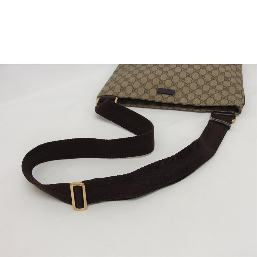GUCCI グッチ PVC/GGスプリームショルダーバッグ/ブラウン/201446//002***/Aランク/04