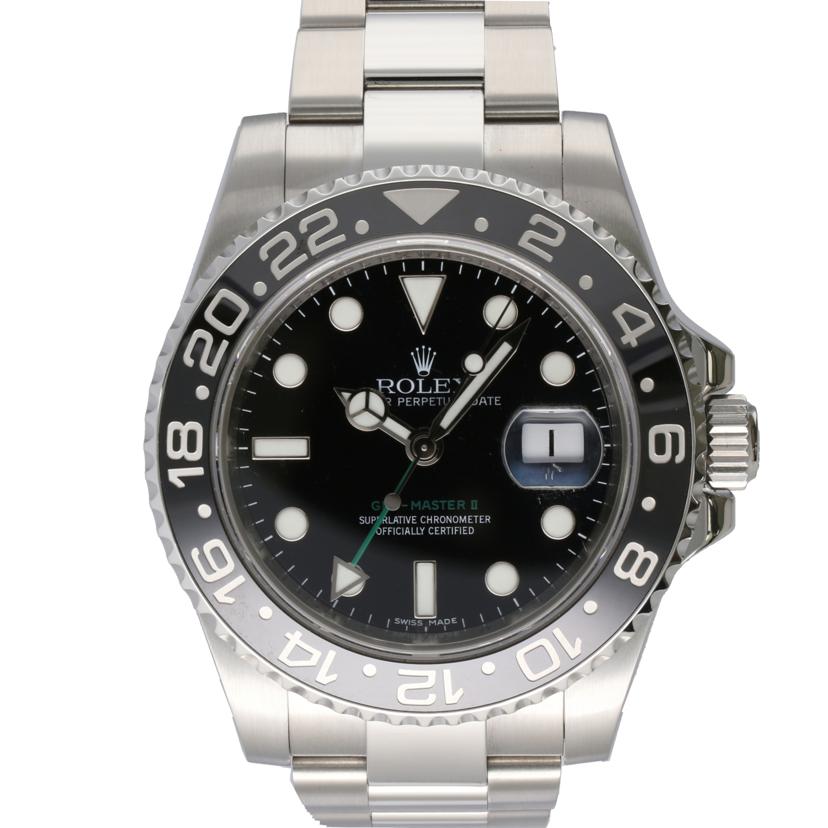 ROLEX ロレックス 2007年頃製造 ルーレット ステンレス/GMTマスター2・ブラックベゼル/M番/116710LN//M27**********/SAランク/62
