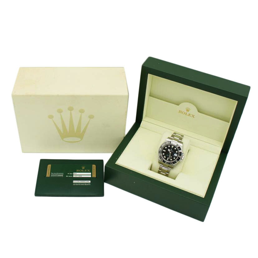 ROLEX ロレックス 2007年頃製造 ルーレット ステンレス/GMTマスター2・ブラックベゼル/M番/116710LN//M27**********/SAランク/62