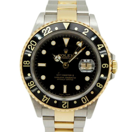 ROLEX ロレックス/GMTマスターⅡコンビ/P番/メンズ/SS×YG/16713//P735978/ABランク/75