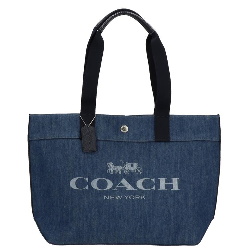 COACH コーチ/ホースアンドキャリッジデニムトートバッグ/F67415//K20**/Aランク/05
