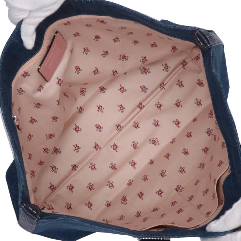 COACH コーチ/ホースアンドキャリッジデニムトートバッグ/F67415//K20**/Aランク/05