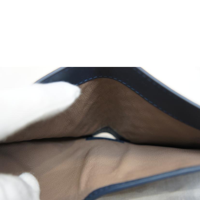 BOTTEGA VENETA ボッテガヴェネタ/イントレチャート札入ネイビー//SAランク/92