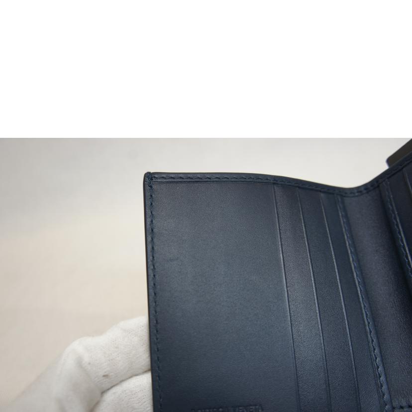 BOTTEGA VENETA ボッテガヴェネタ/イントレチャート札入ネイビー//SAランク/92