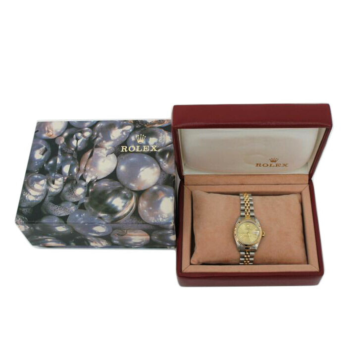 ROLEX ロレックス 1991年頃製造 美品/デイトジャスト・レディース・SS×YG/X番/69173//X73****/SAランク/75