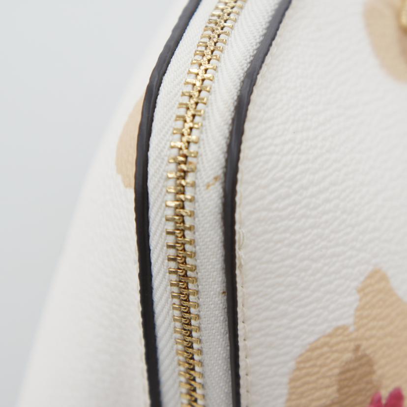 COACH コーチ/フローラルミディアムコスメポーチ/F65349//C17**/Aランク/05