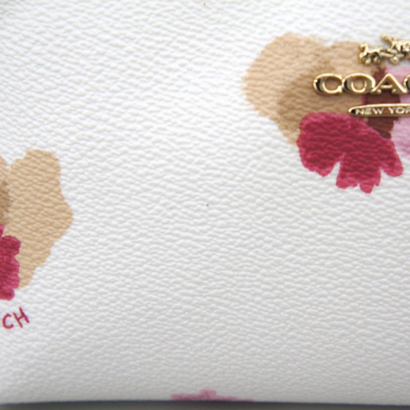 COACH コーチ/フローラルミディアムコスメポーチ/F65349//C17**/Aランク/05