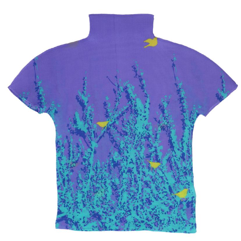 ISSEY MIYAKE me イッセイミヤケ/ハイネックカットソー半袖//ABランク/75