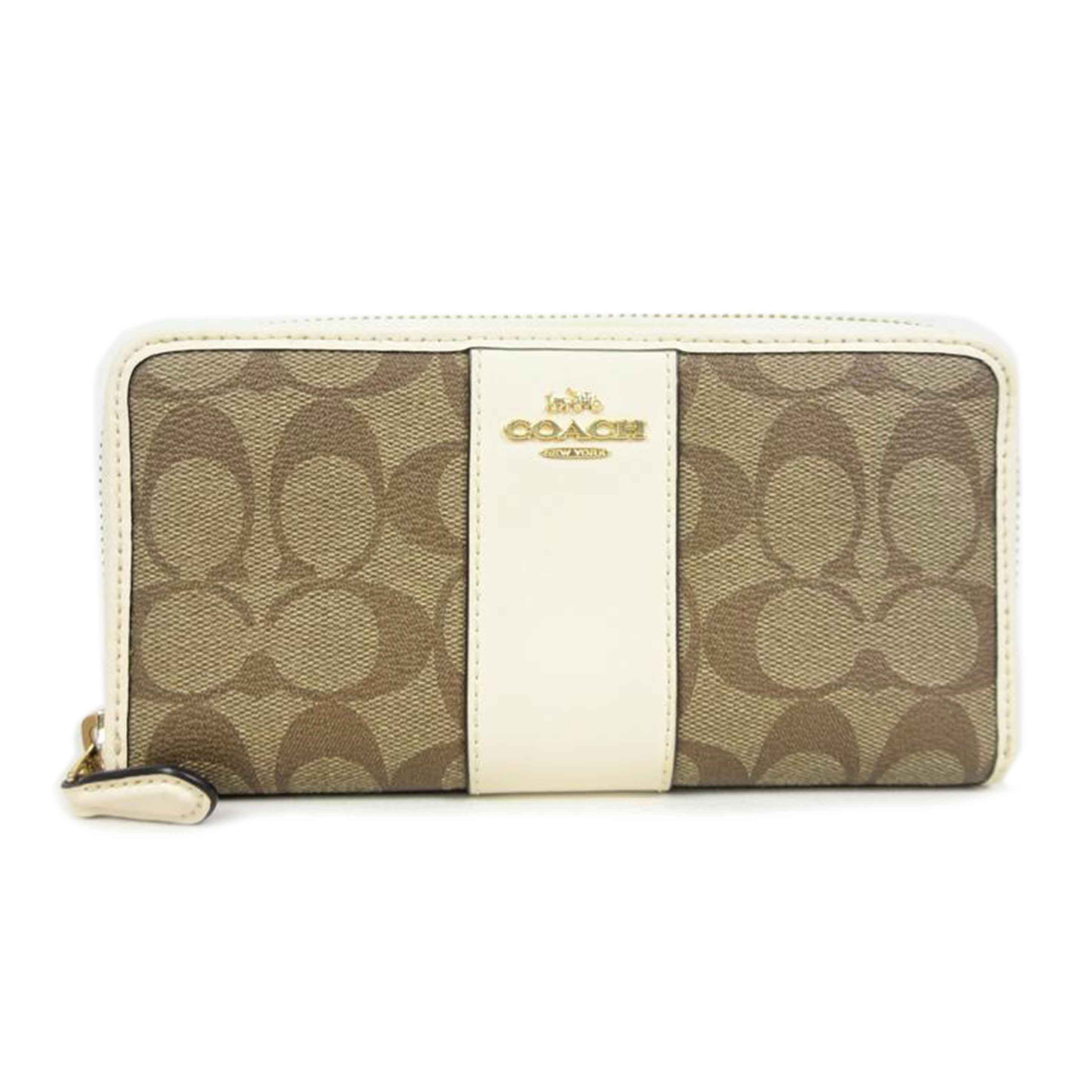 COACH コーチ/シグネチャーストライプアコーディオンジップ/F54630//F1930/ABランク/70