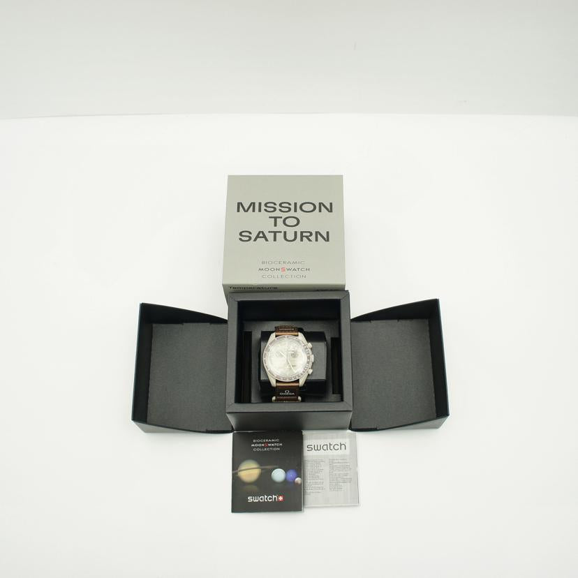OMEGA×swatch オメガ×スウォッチ/ムーンスウォッチ/MISSION TO SATURN/クオーツ/SO33T100//SAランク/75