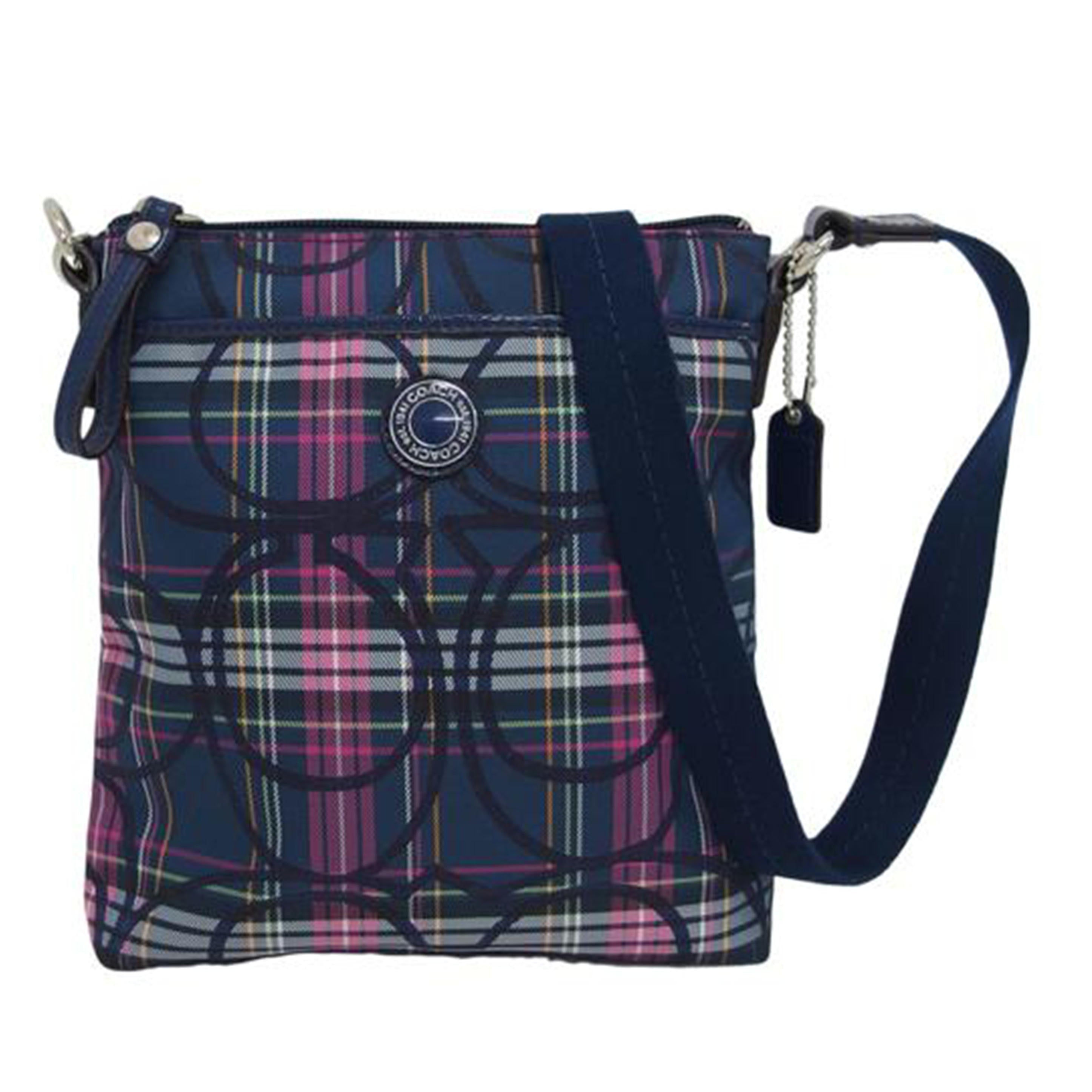 COACH コーチ ナイロンミニショルダー/シグネチャータータンチェック/ショルダーバッグ//Aランク/04