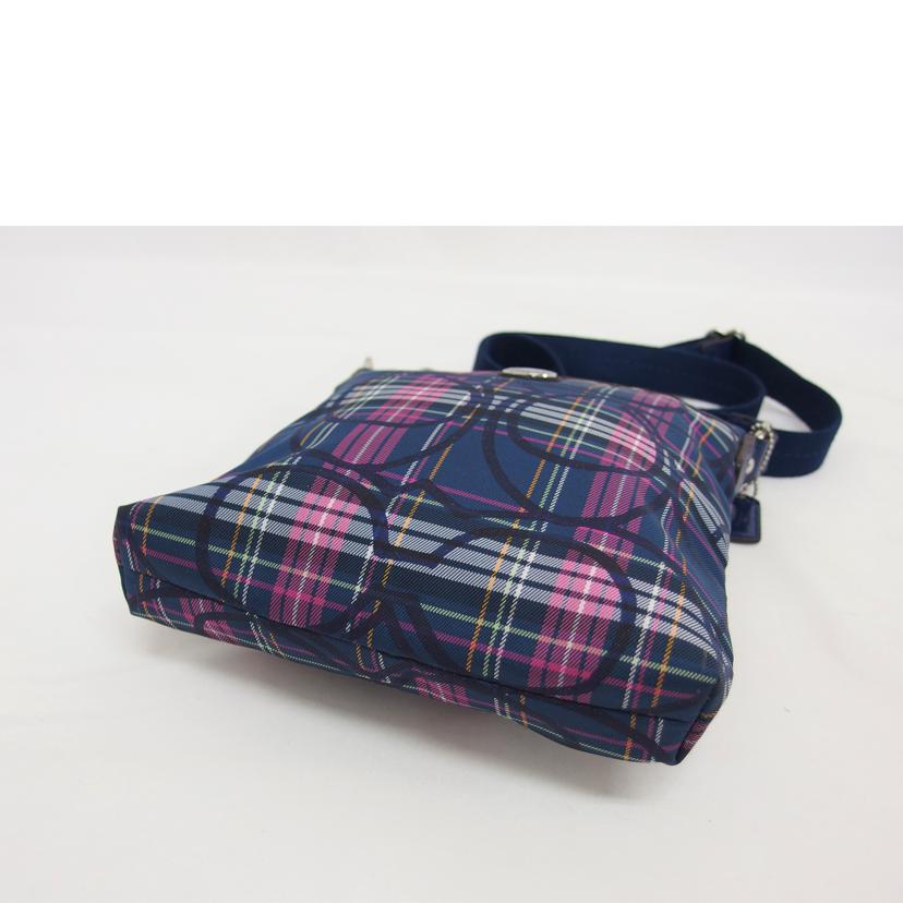 COACH コーチ ナイロンミニショルダー/シグネチャータータンチェック/ショルダーバッグ//Aランク/04