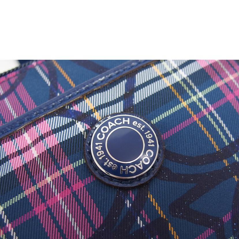 COACH コーチ ナイロンミニショルダー/シグネチャータータンチェック/ショルダーバッグ//Aランク/04