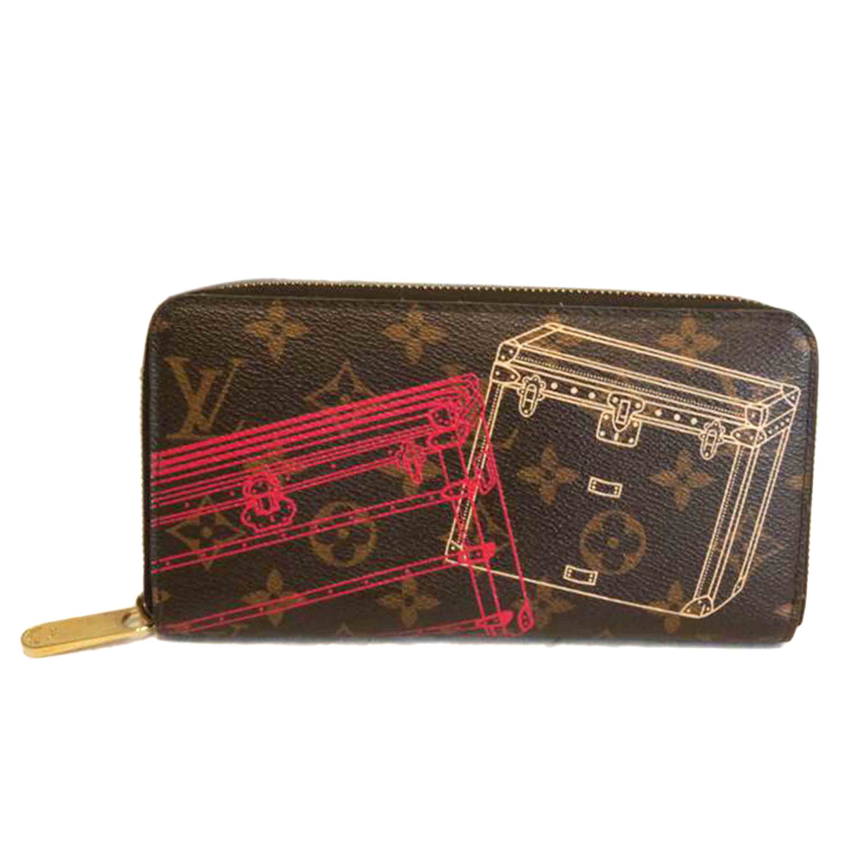LV ルイヴィトン/ジッピーウォレット/ポートフォリオ/トランクケース柄/M58507//CA4***/Aランク/92