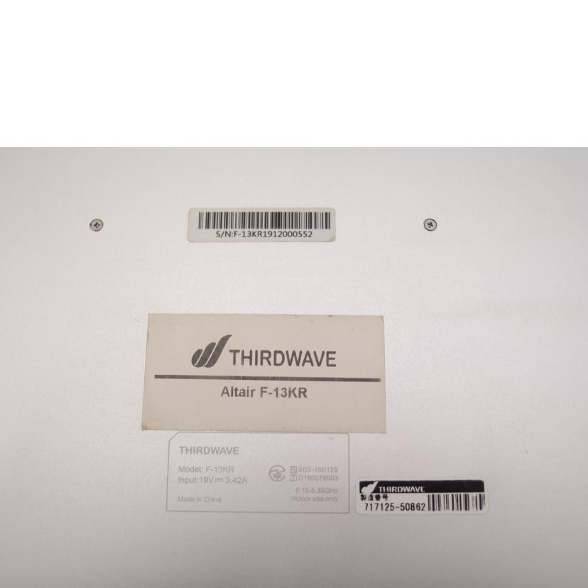 THIRDWAVE サードウェーブ/ドスパラ/Windows11 Proノートパソコン/Altair F-13KR//71725-50862/ABランク/69