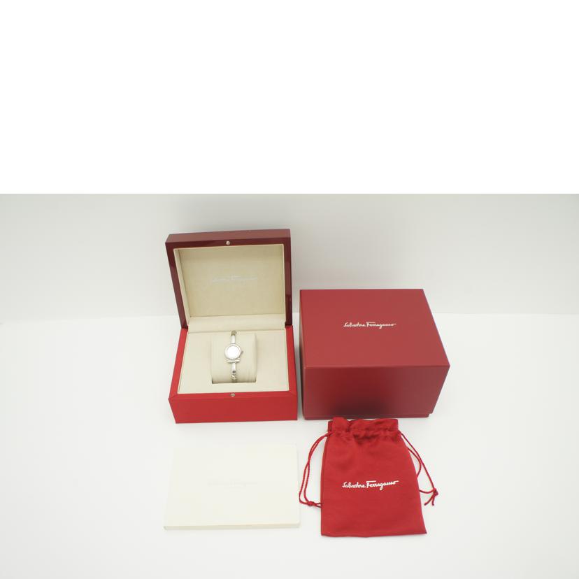 Ferragamo フェラガモ/ガンチーニ バングルウォッチ/レディースクォーツ/SFIK 01020//121916211848/Aランク/75
